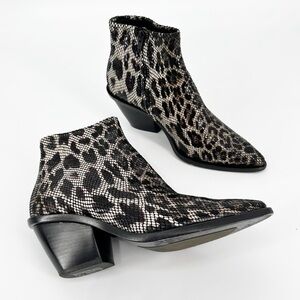 AGL Ankle Boot Bootie Animal Print Size 38 US Size 38